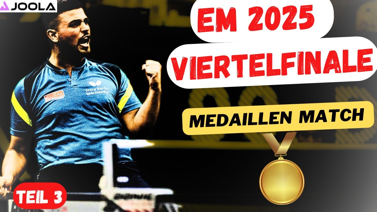 [Kampf um die Medaille – das härteste Viertelfinale der Europameisterschaft 2025🏓🔥  