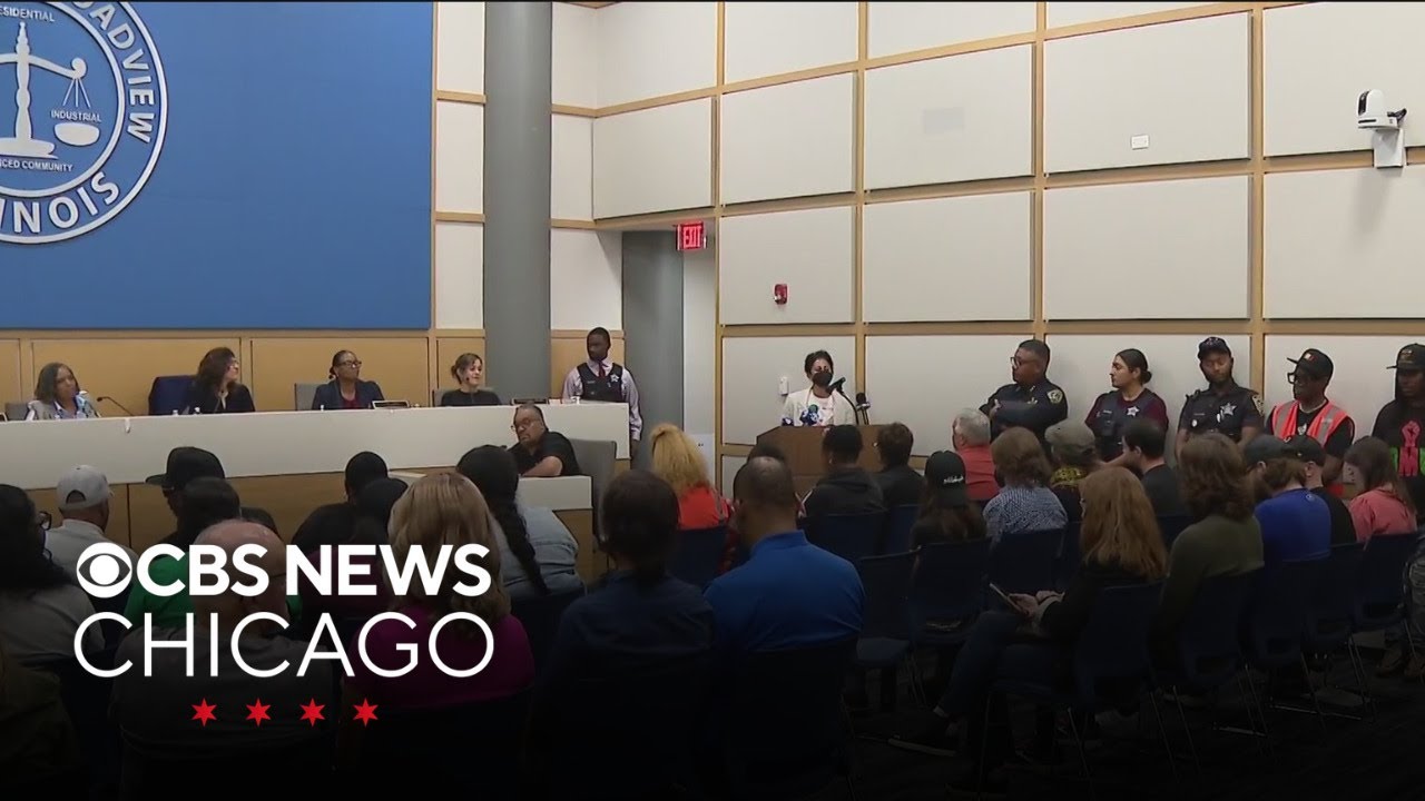 Broadview mayor addresses executive order limiting protest times at village board meeting