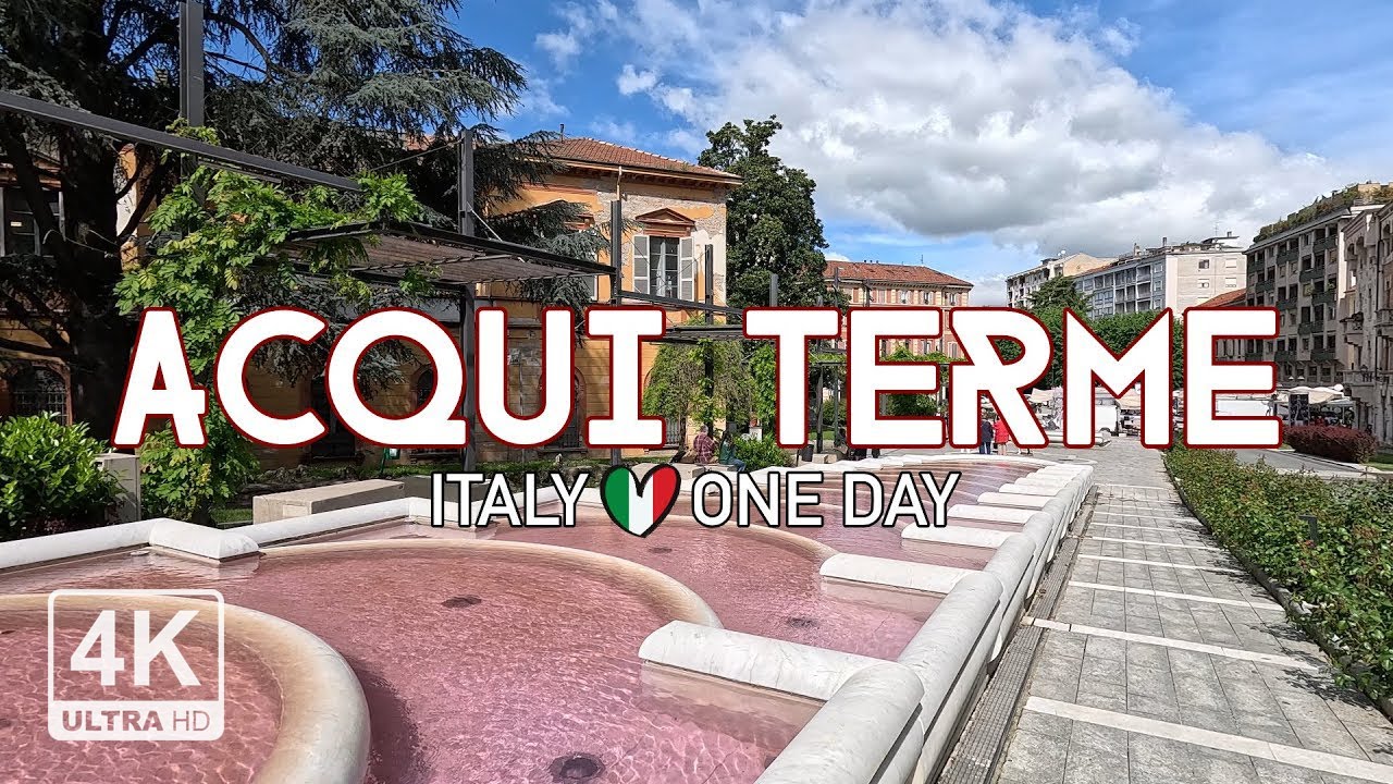 ACQUI TERME  VIDEO 4K ITALY 🇮🇹 || #travel #citywalk #music #italy
