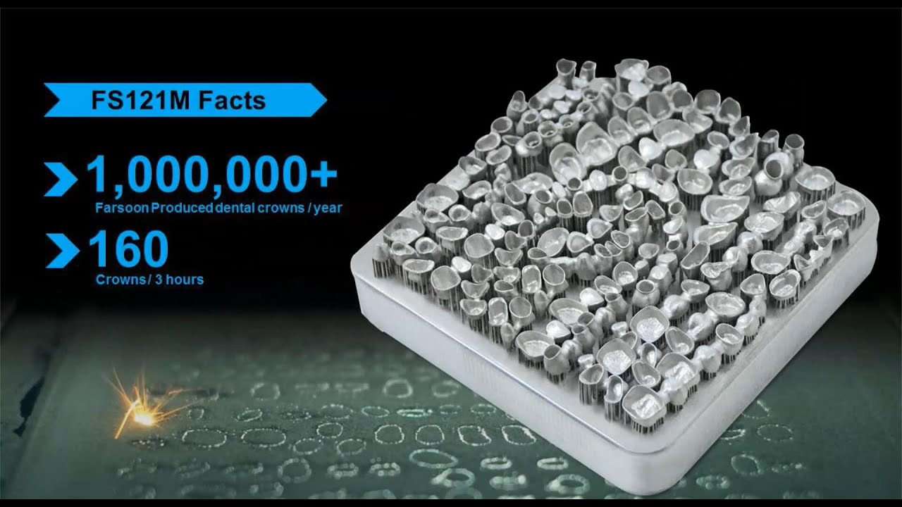 Farsoon FS121M for Dental Crown Production