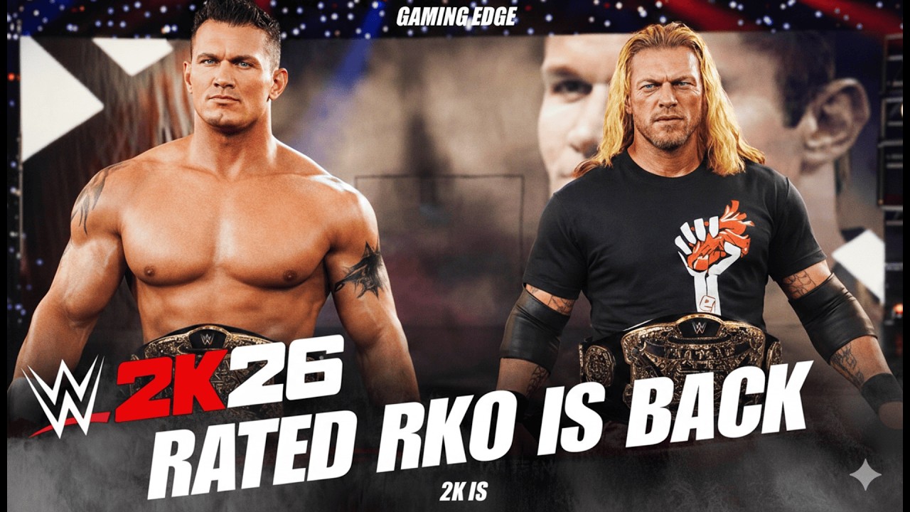 Rated RKO Crazy Entrance (  Edge & Randy Orton) w/Theme And Graphics Pack! #wwe2k26