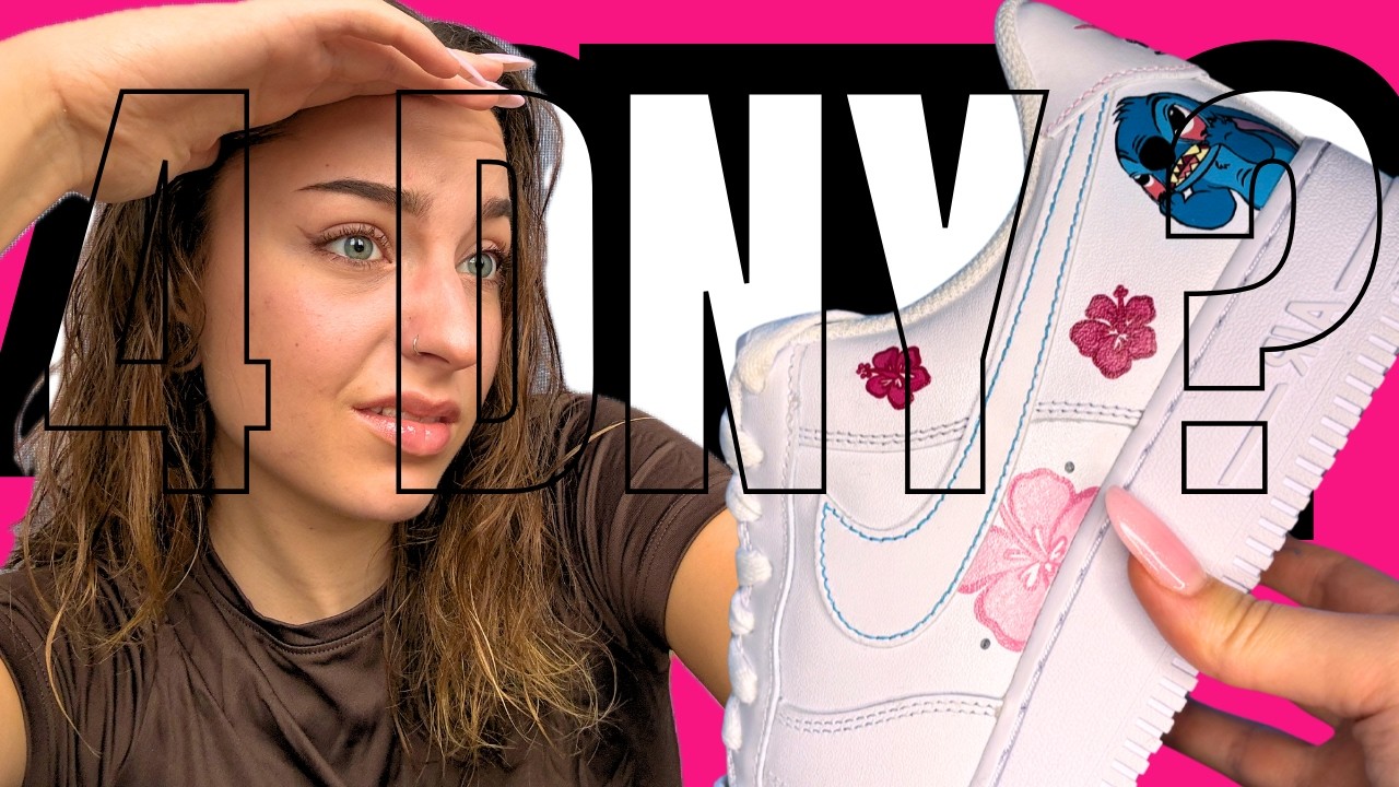 Zachraňuji Vánoce: Custom STITCH Nike AF1 za 4 dny?! 😱
