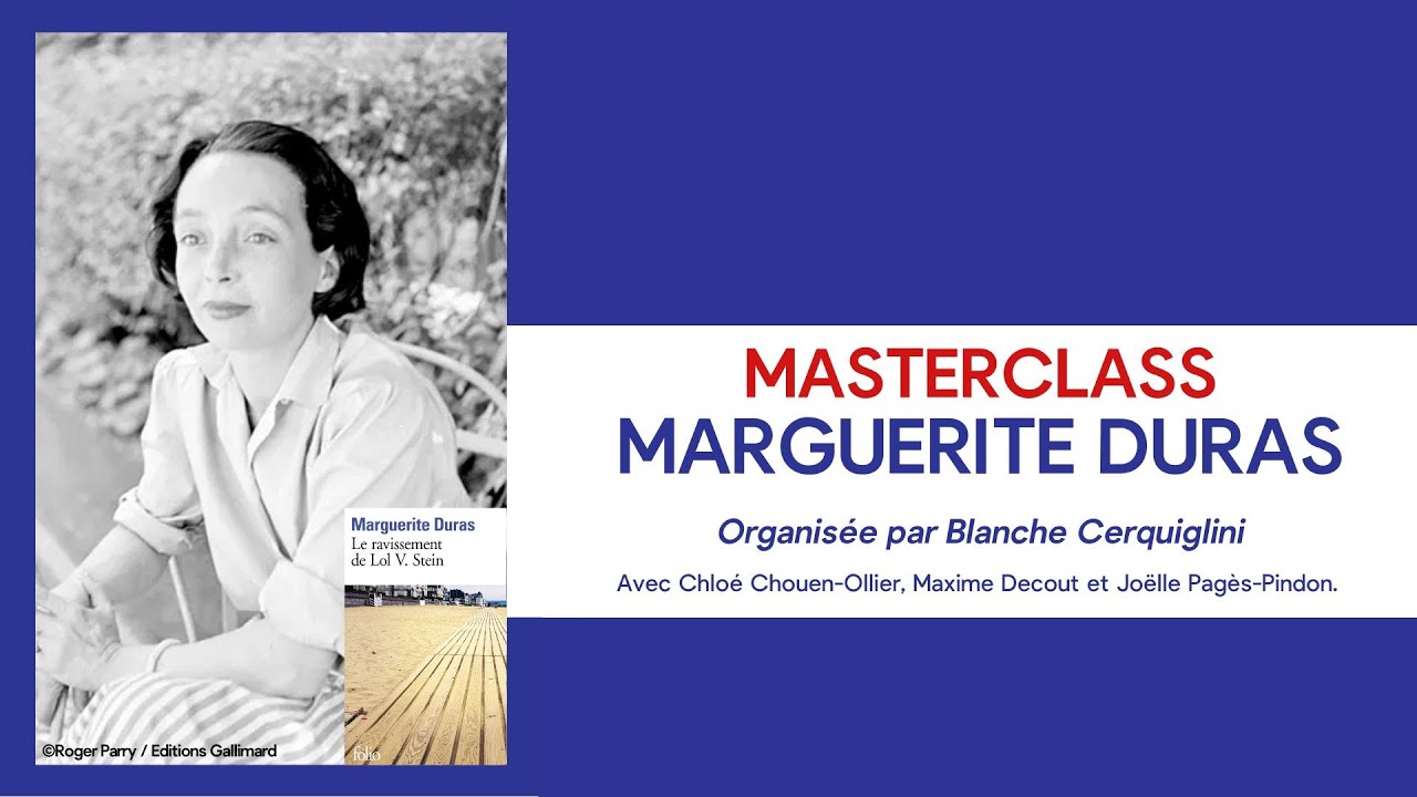 Masterclass Marguerite Duras