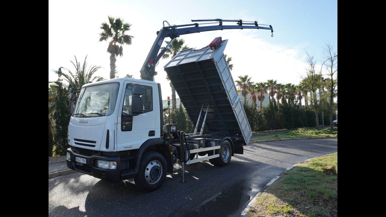 IVECO EUROCARGO 14 TN CON VOLQUETE Y PLUMA HIAB EN SERVEAL AUTOMOCION