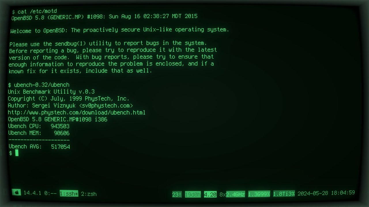 LIVE: I got OpenBSD 5.8/i386 running on the NAS. Now To Compile ...