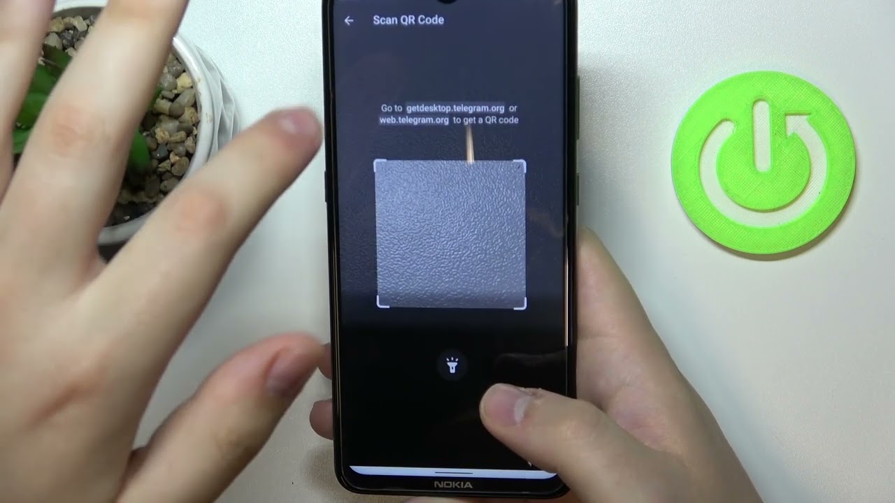 Как сканировать QR-код Telegram