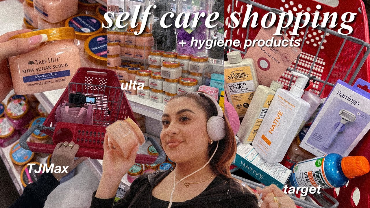 SHOPPING FOR SELF CARE PRODUCTS + hygiene essentials (shop with me) target, tjmax, ulta