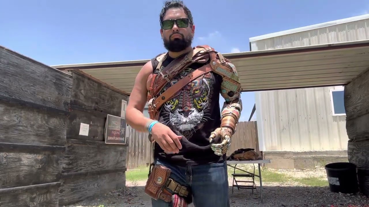 Shooting training with a bionic arm (hybrid prosthetic)