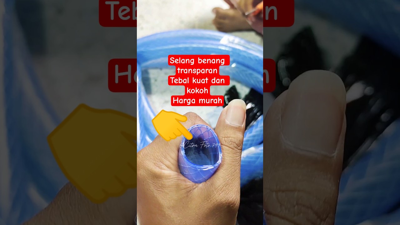 rekomendasi selang benang transparan murah, tebal kuat dn kokoh #fypシ゚viral