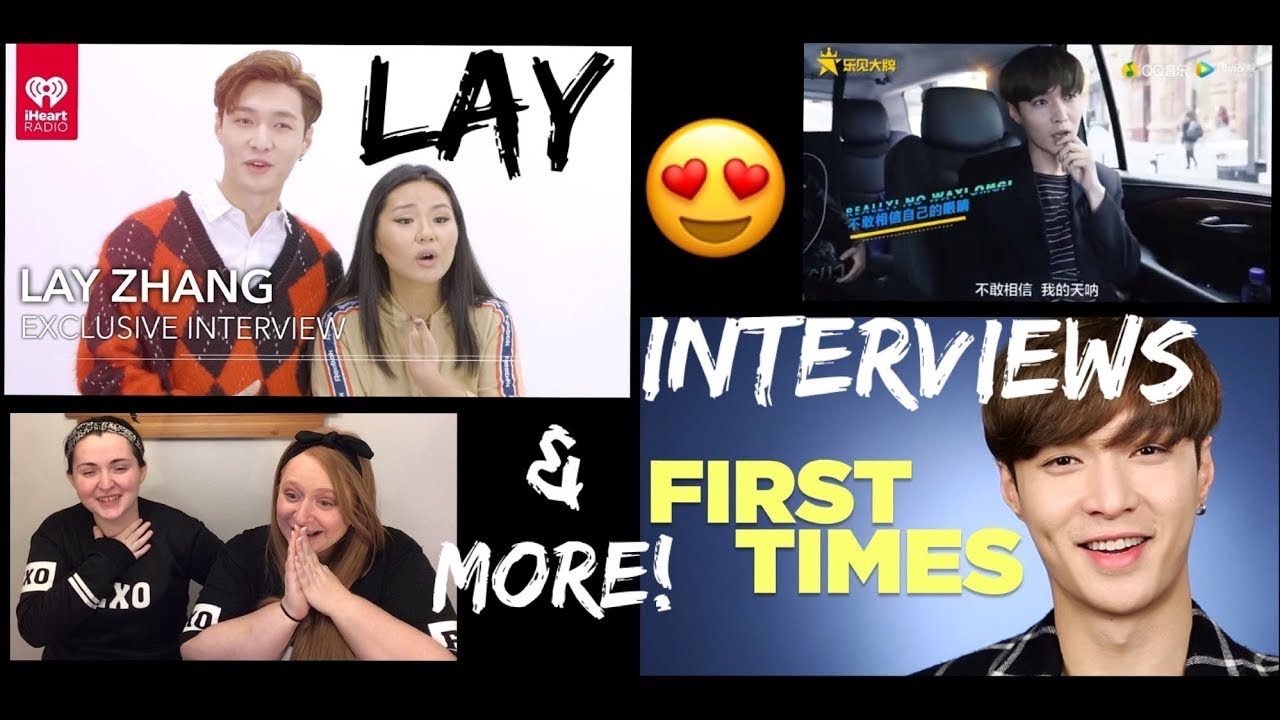 Baby EXO-L reacts to Lay (EXO) - iHeart & Buzzfeed Interviews plus USA Vlog clip!