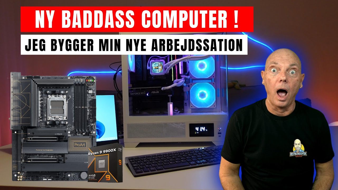 NY! Badass  Computer - Byg Selv ! - Min nye arbejdsstation
