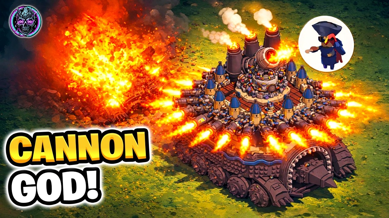 100% Cannon Damage… Everything EXPLODES 🔥 | Wanderburg