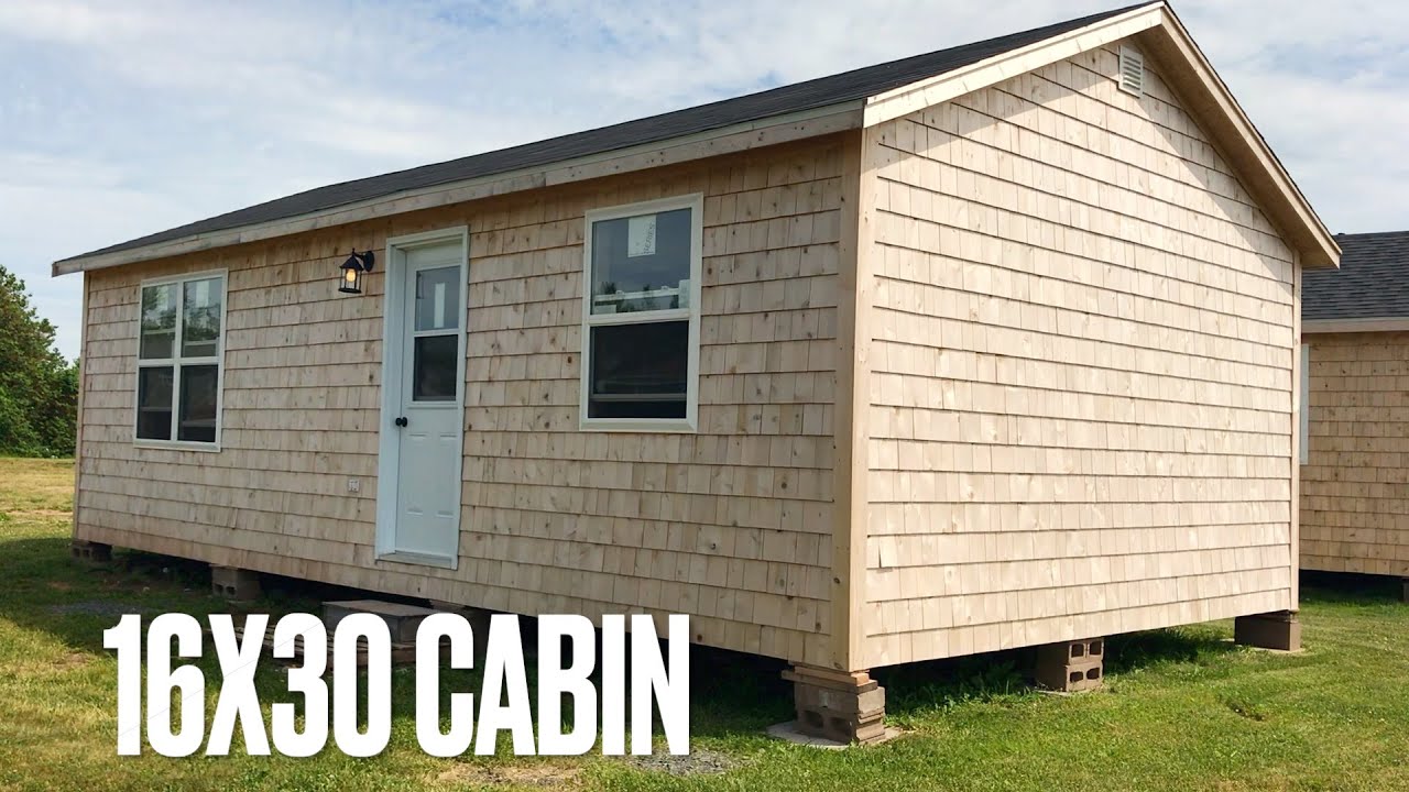 Brand New 16x30 Cabin Walkthrough!
