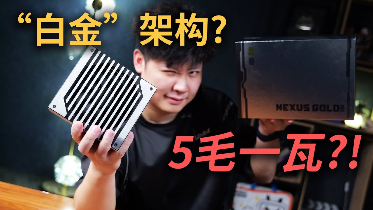 1050W电源只要499，啸叫还能赔装机费？金河田Nexus Gold 1050W拆解评测【翼王】
