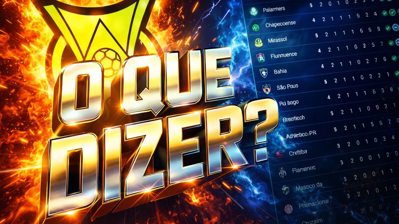 O QUE DIZER DAS PRIMEIRAS RODADAS DO BRASILEIRÃO???