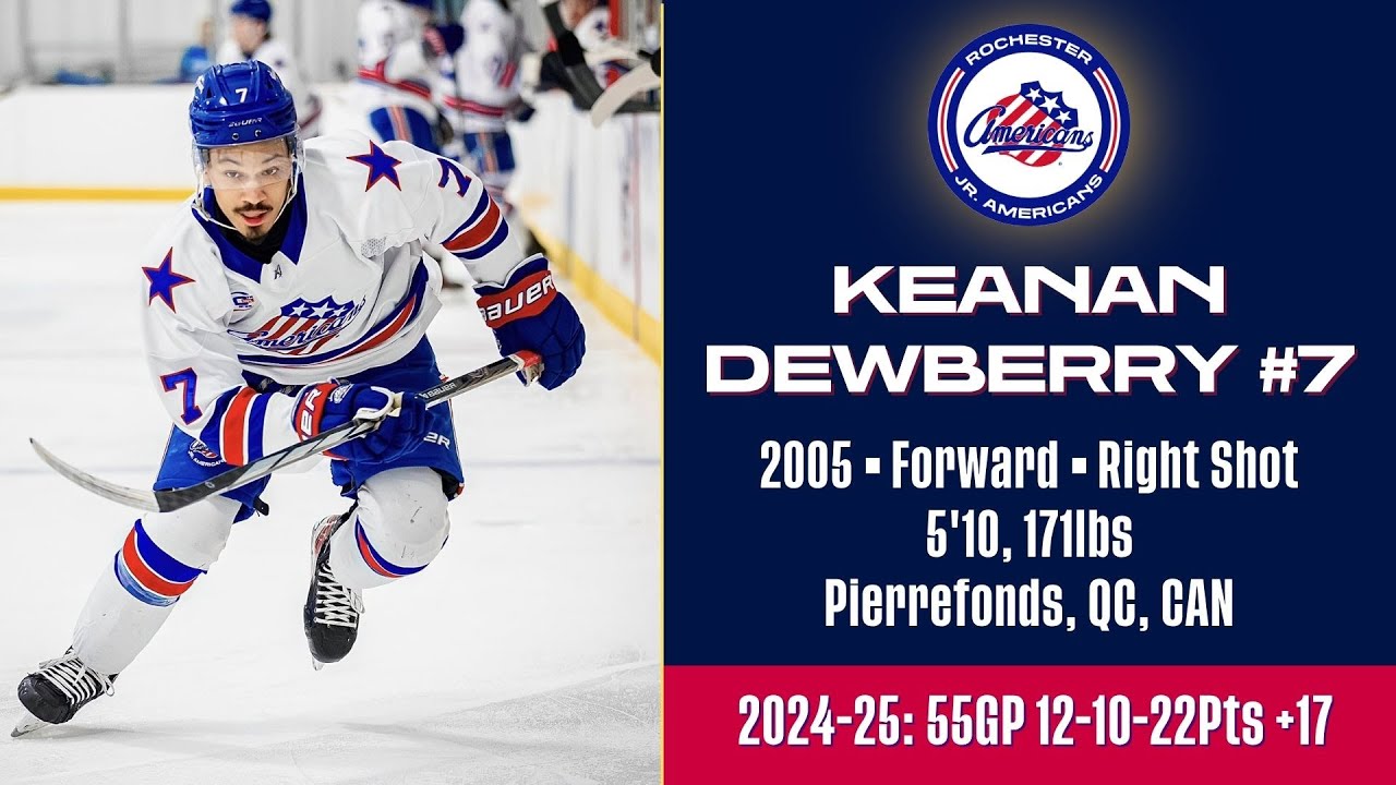 Keanan Dewberry - Rochester Jr. Americans #7 - 2024-25 Game Impact Video