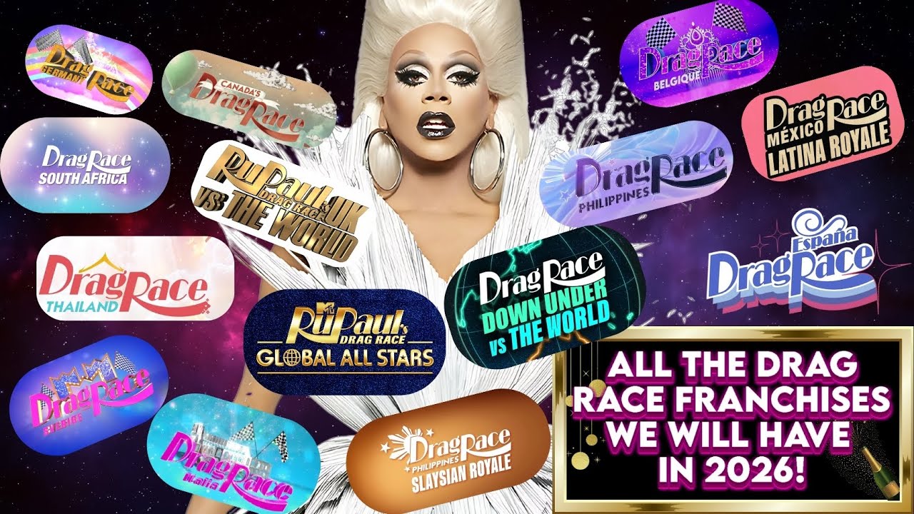 ВСЕ ФРАНШИЗЫ DRAG RACE, КОТОРЫЕ БУДУТ У НАС В 2026 ГОДУ!! 🎆🍾✨ 🇺🇸🇬🇧🇦🇺🇳🇿🇧🇪🇹🇭🇵🇭🇨🇦🇲🇽🇪🇸🇫🇷