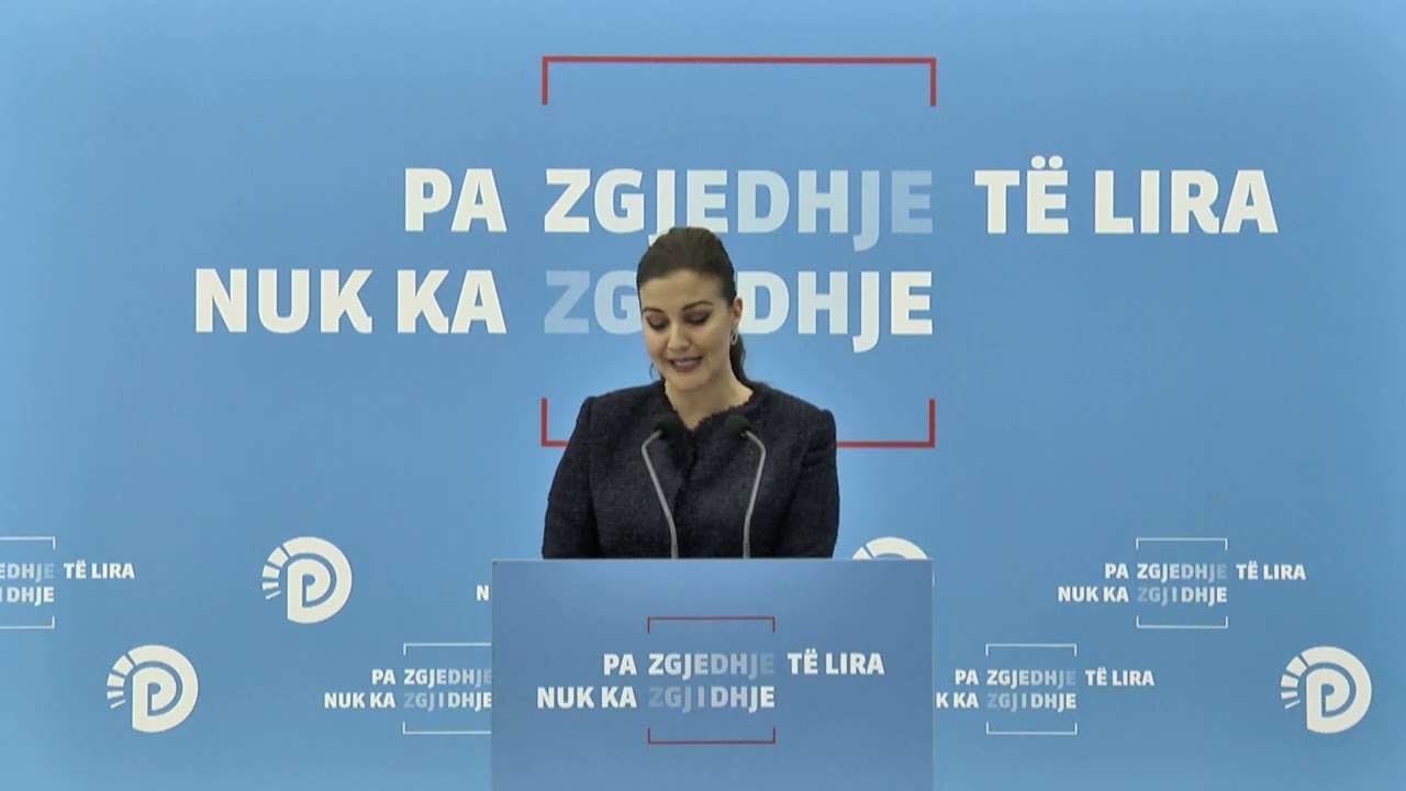 Zëdhënësja e PD, Floriana Garo deklaratë për media