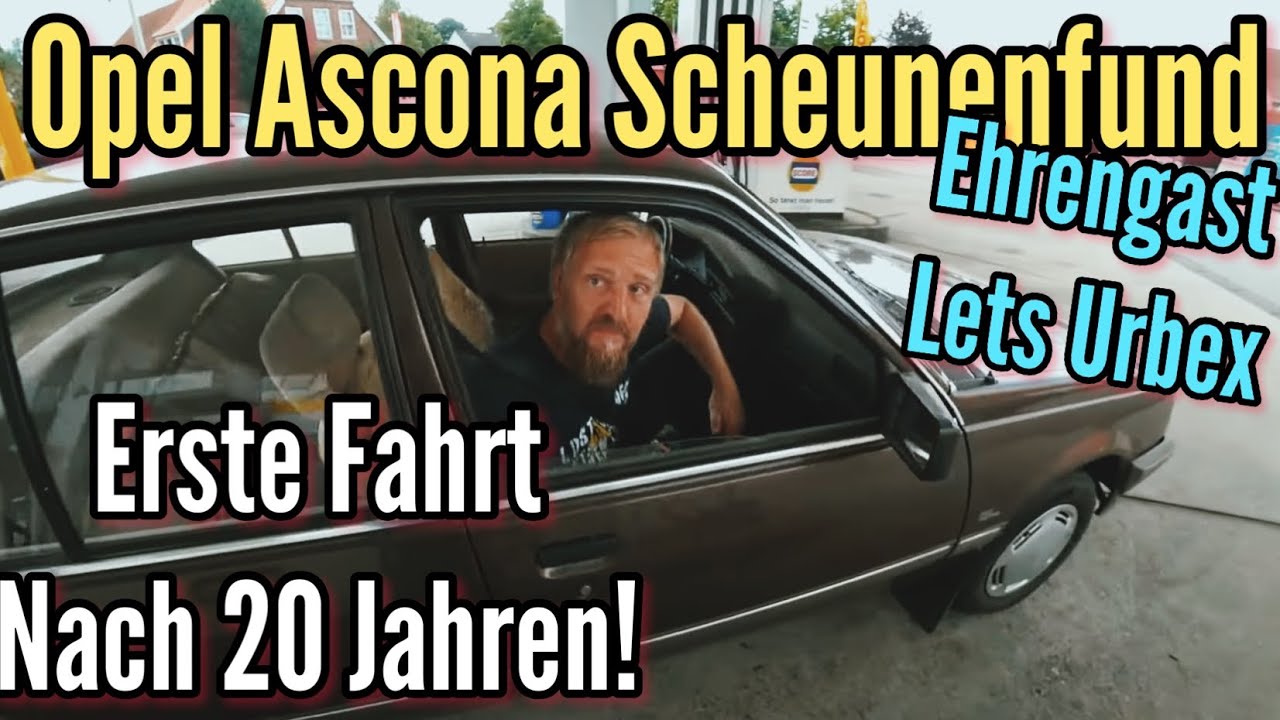 Nach KRASSER Kosten Explosion! Opel Ascona C Scheunenfund, ERSTE Fahrt! (Mit Lets Urbex)