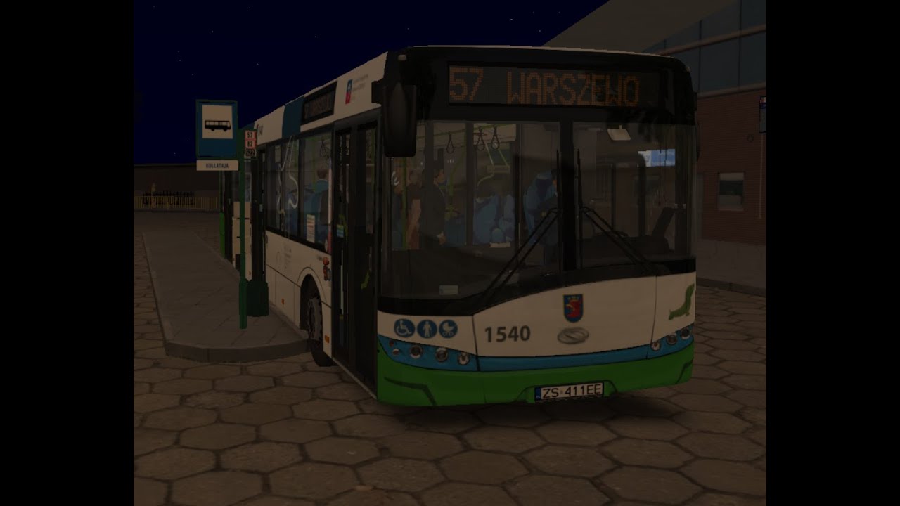 OMSI 2: Fikcyjny Szczecin - Solaris Urbino 12 III #1540 Linia 57