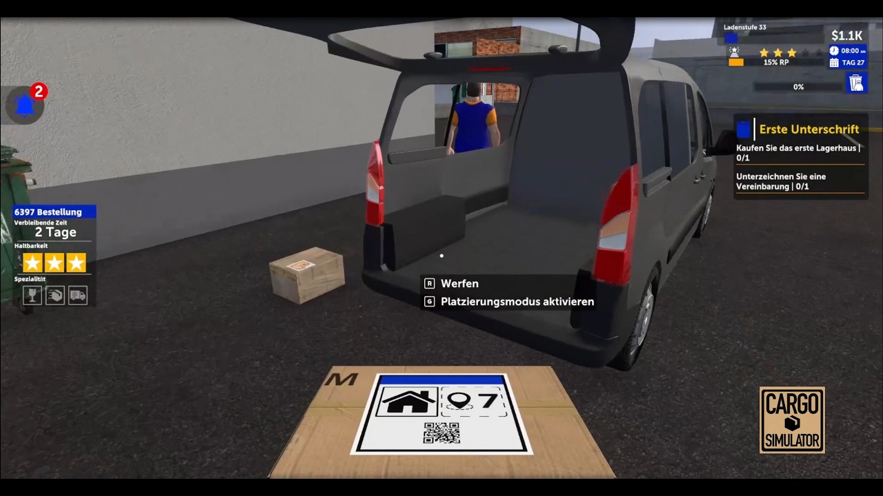 Cargo Simulator #010 - der ganz normale Alltag in meiner Postfiliale