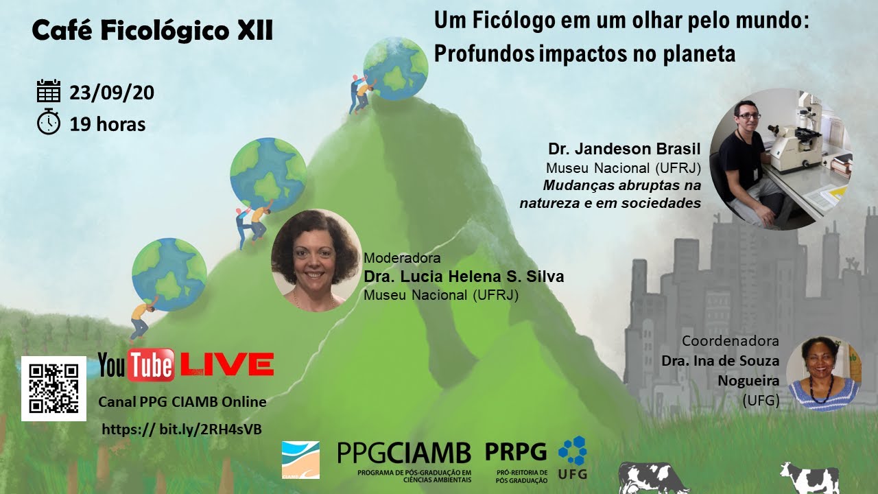 Café Ficologico XII - Um Ficólogo em um olhar pelo mundo: Profundos impactos no planeta