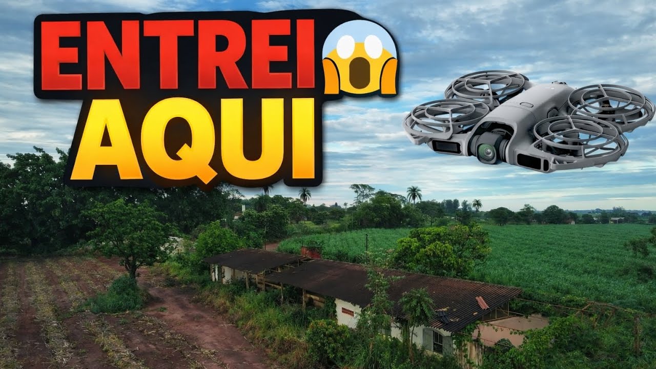 Entrei em um Lugar Abandonado com o Drone DJI Neo 2