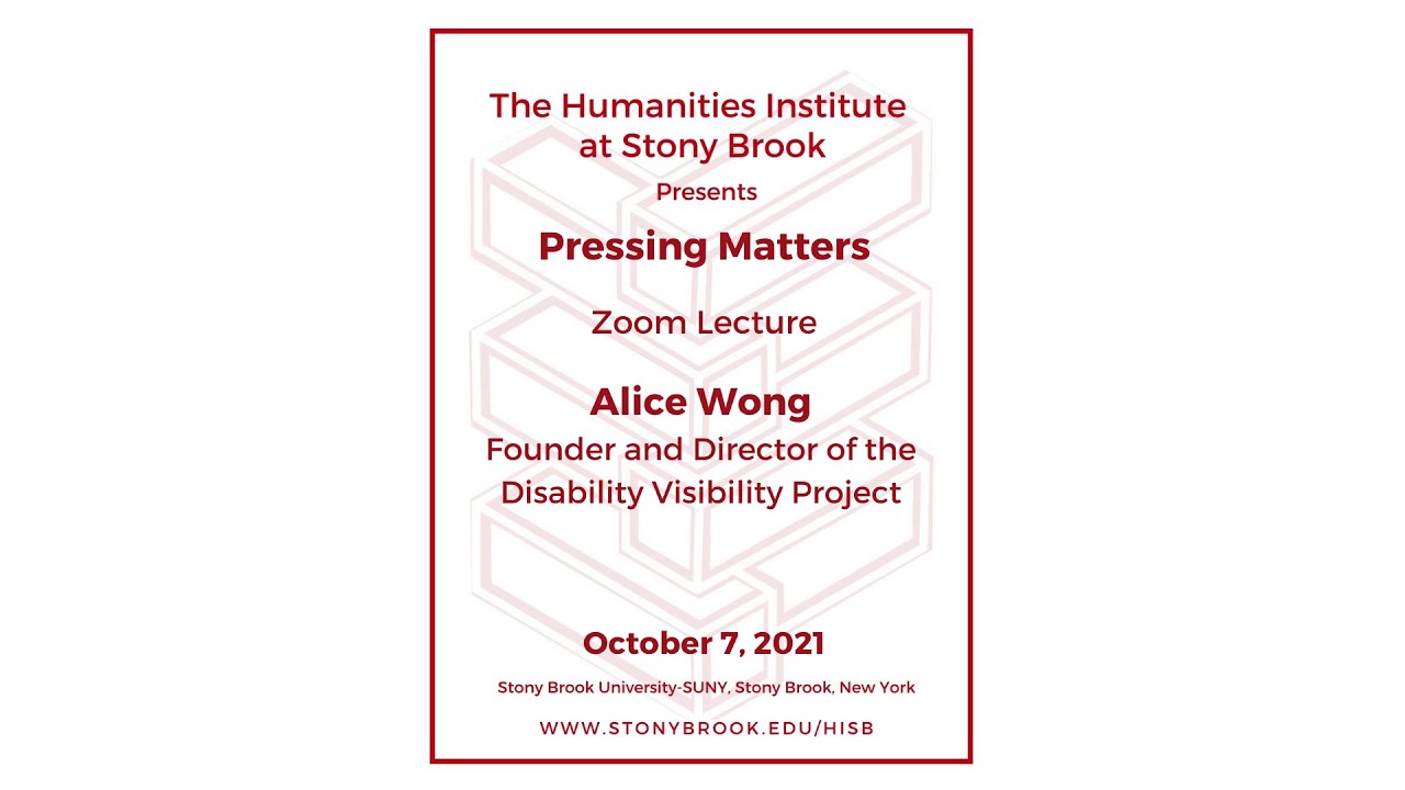 Pressing Matters: Alice Wong