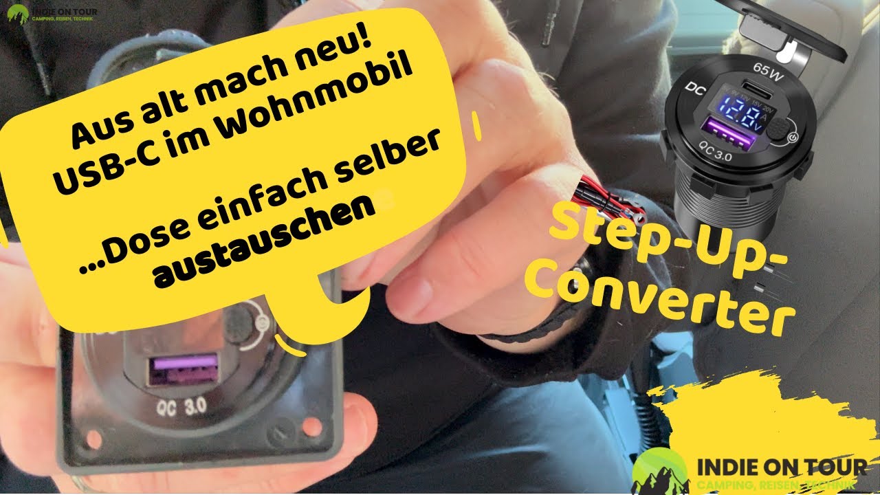 Aus alt mach neu! - Umbau USB-C Steckdose - ...einfach selber austauschen! Umbauanleitung