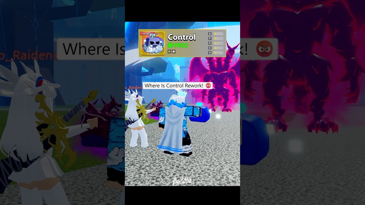 BloxFruits CONTROL Rework Update Next? 🥶 #bloxfruits #roblox #shorts