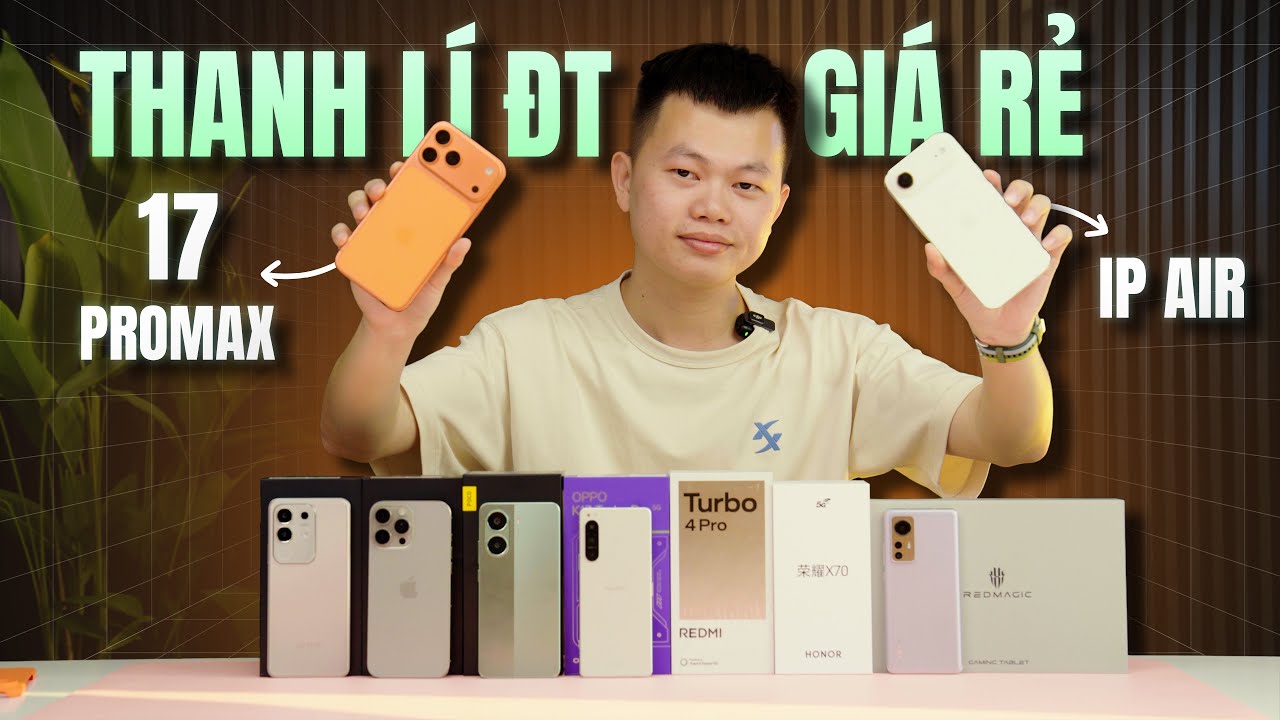 Thanh Lý Điện Thoại Review - Poco X7 Pro, Turbo 4 Pro, Honor X70, 16 Pro Max, 17 Pro Max Giá Tốt