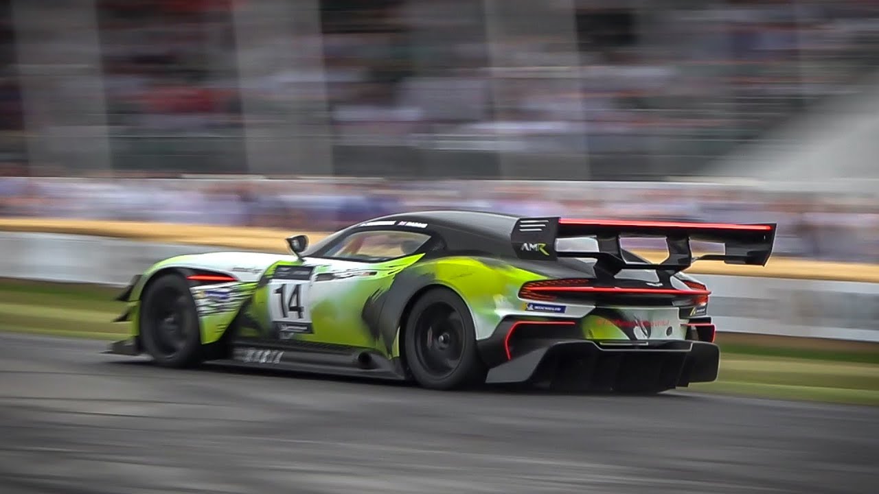 Aston Martin Vulcan AMR Pro - Insane V12 Sound, Accelerations and Powerslides on Track