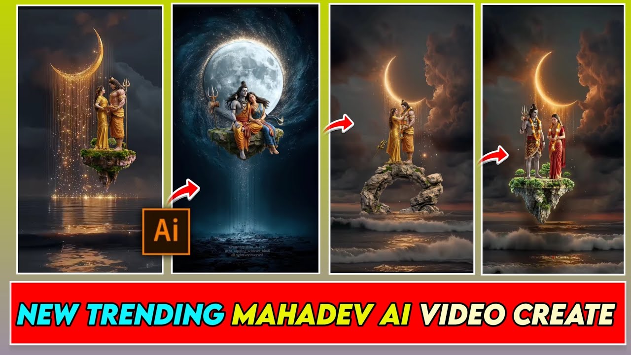 Instagram Trending Ai Bholenath Video Editing | Trending Ai Mahadev Reels Videos Editing | Ai Viral 