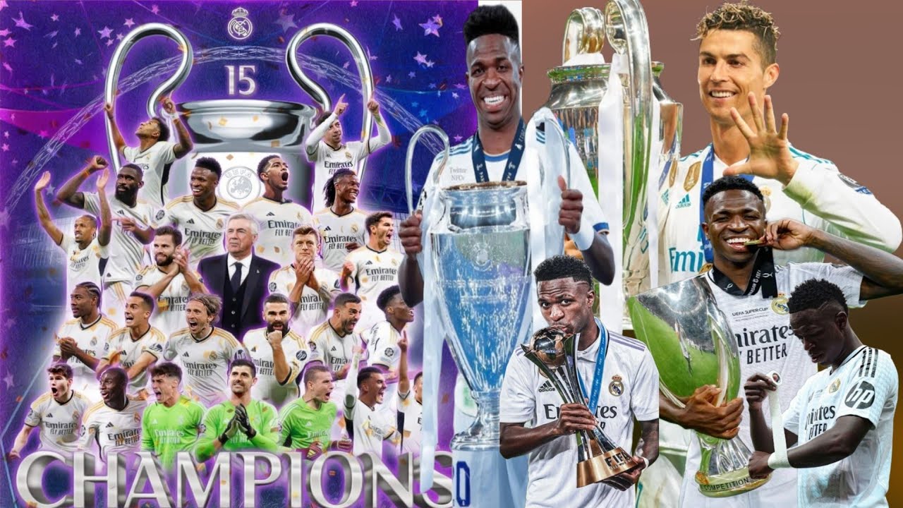 Real madrid zafe lig dè chanpyon yann se afe pal nan 10 deyè ane yo li ranpòte 5 ladan yo se enòm?