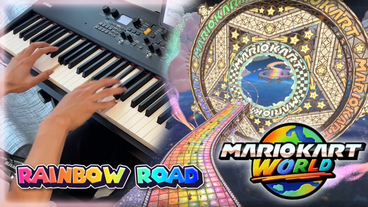 Mario Kart World OST - Rainbow Road (Piano Cover) | FULL VER. ALL SECTIONS