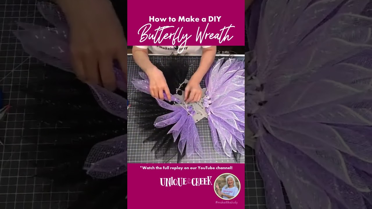 How to Make a Butterfly Wreath for Spring