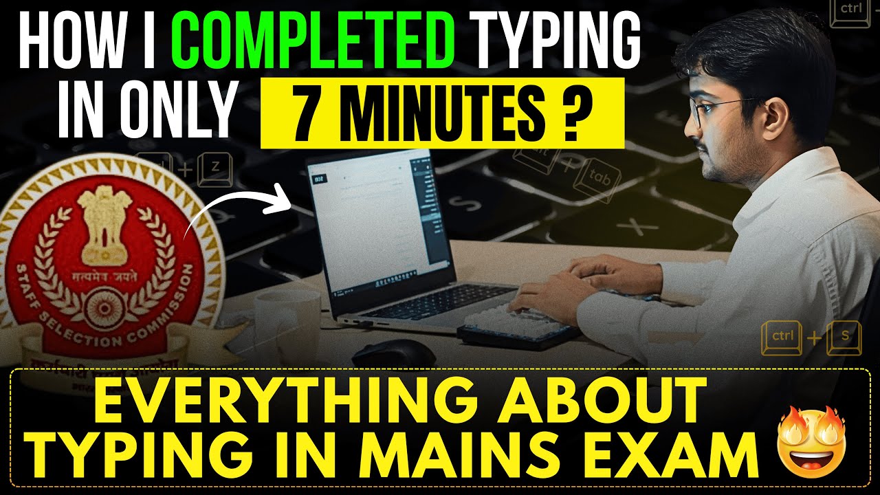🔥Typing Test - SECRETS Revealed | Full vs Half Error, Speed Tips | SSC CGL, CHSL, CPO | Viren Sir