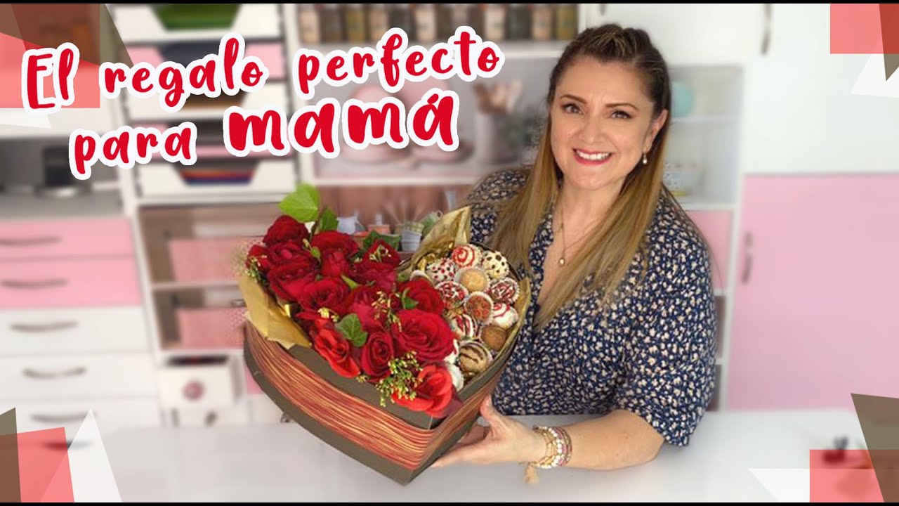 💝 Regalo para Mamá lleno de detalles, trufas, flores y mucho amor 💝ChuladasCreativas #RegaloMama