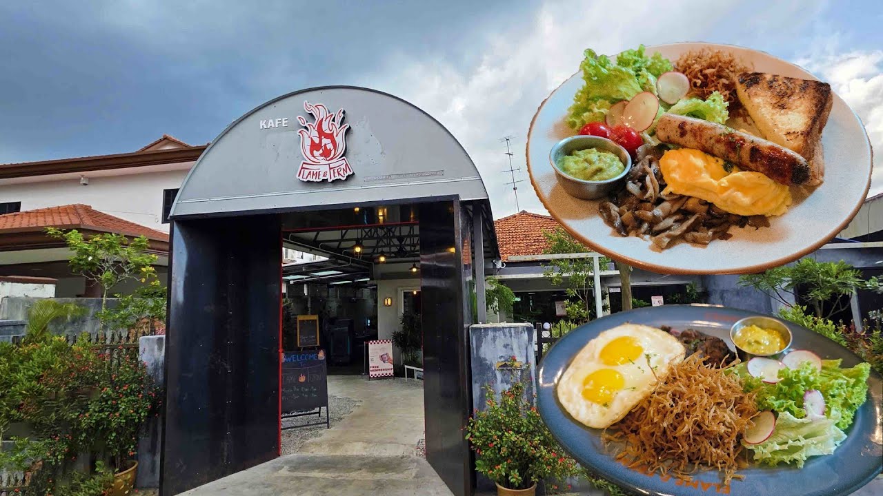 (Malaysia) Food series Episode 13 - What to eat & where to eat in JB? [Flame & Fern Cafe]