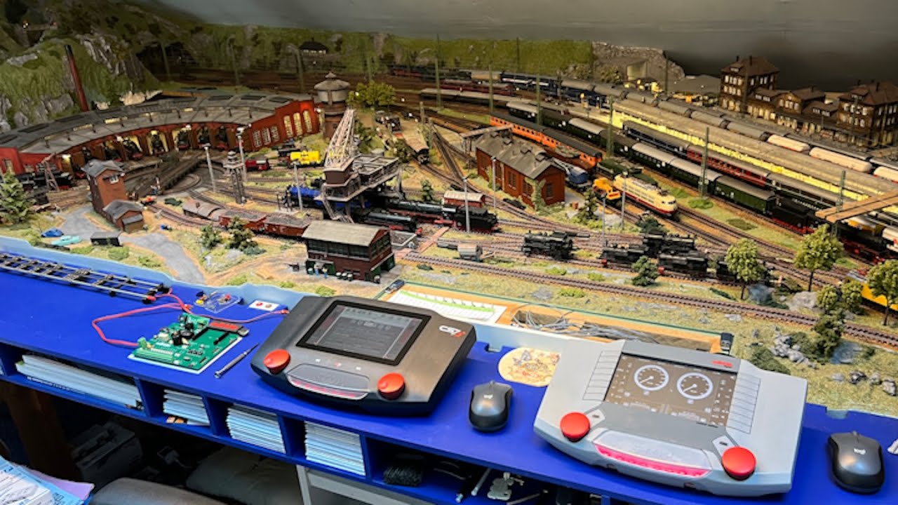 Finns modelbane kørevideo