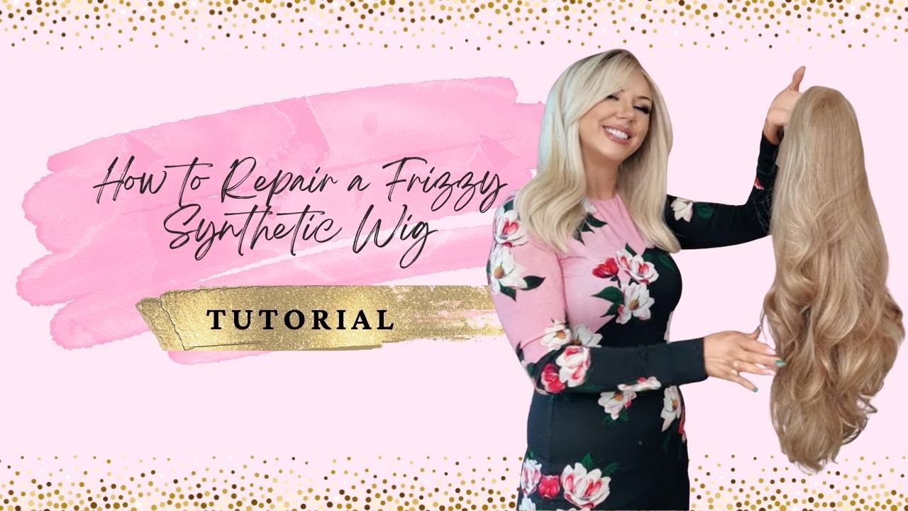 How to Repair a Frizzy Synthetic Wig | Easy Hot Comb Tutorial for Wigs