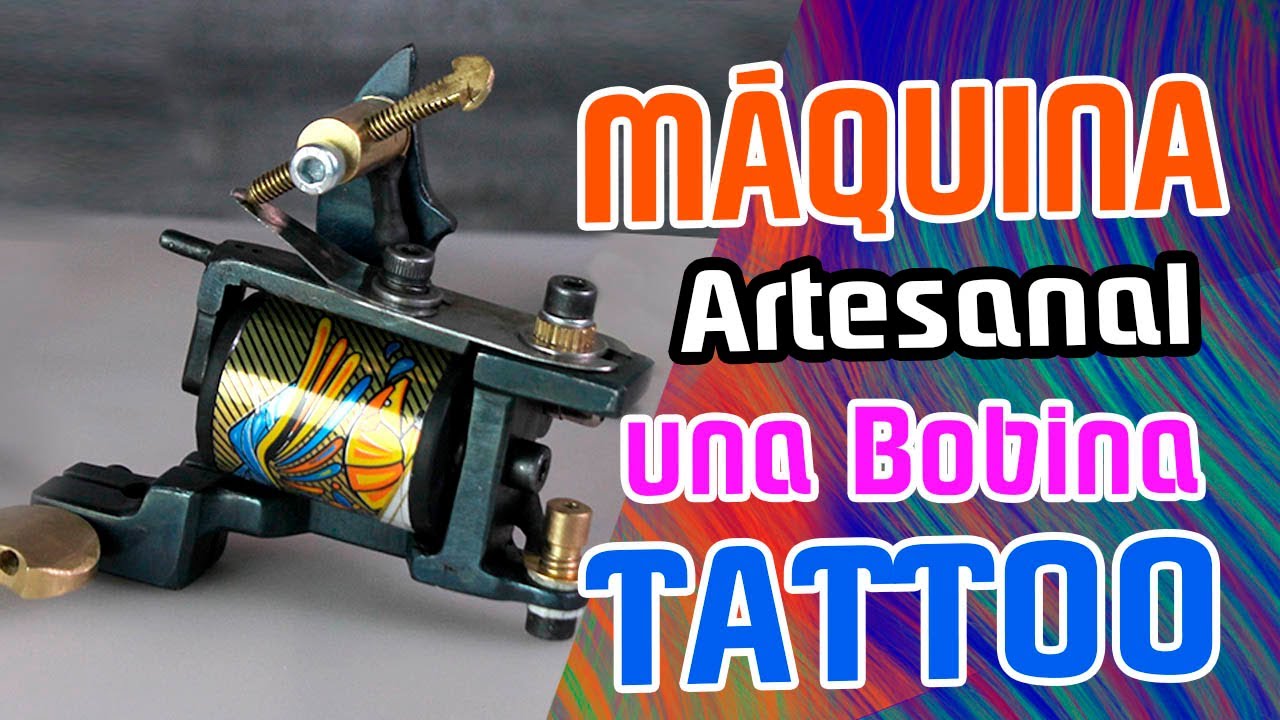 COMO hacer máquina de TATTOO con única bobina 🔥🔥🔥 (how to make a single coil machine) ⚡⚡⚡