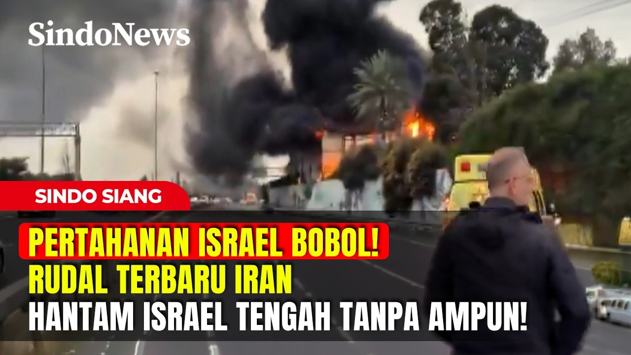 PERTAHANAN ISRAEL BOBOL! Rudal Terbaru Iran Hantam Israel Tengah Tanpa Ampun! | Sindo Siang | 15/03