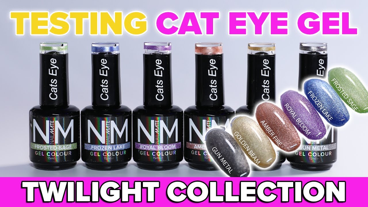 TESTING Cat Eye Gel Polish | GLITTER PLANET Twilight Gel Collection