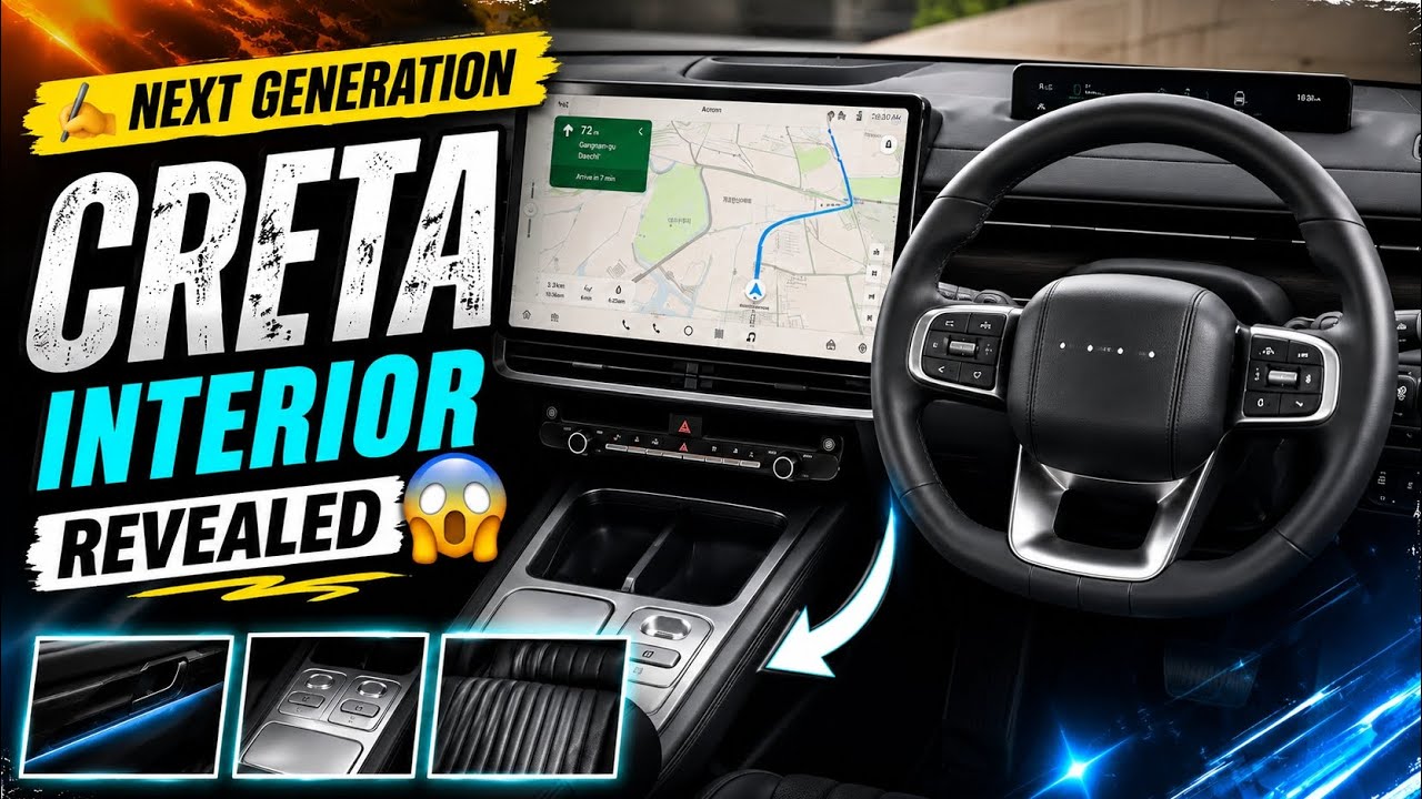 Hyundai Creta 2027: ИНТЕРЬЕР УТЕК В СЕТЬ! 😱 Масштабные обновления внутри!