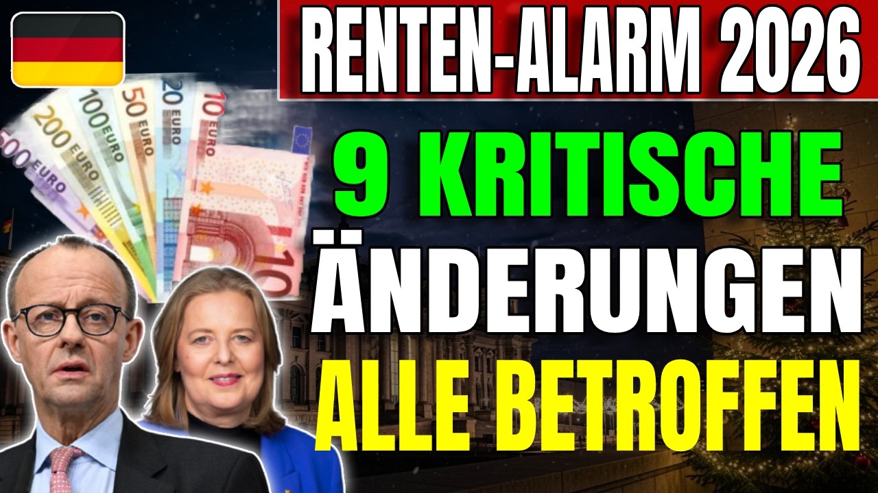 EILMELDUNG: Renten-Hammer ab Februar 2026 – 9 Änderungen, die JETZT alle Rentner kennen müssen!