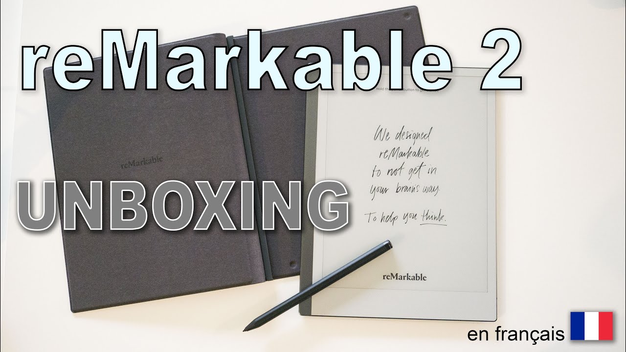 reMarkable 2 : unboxing