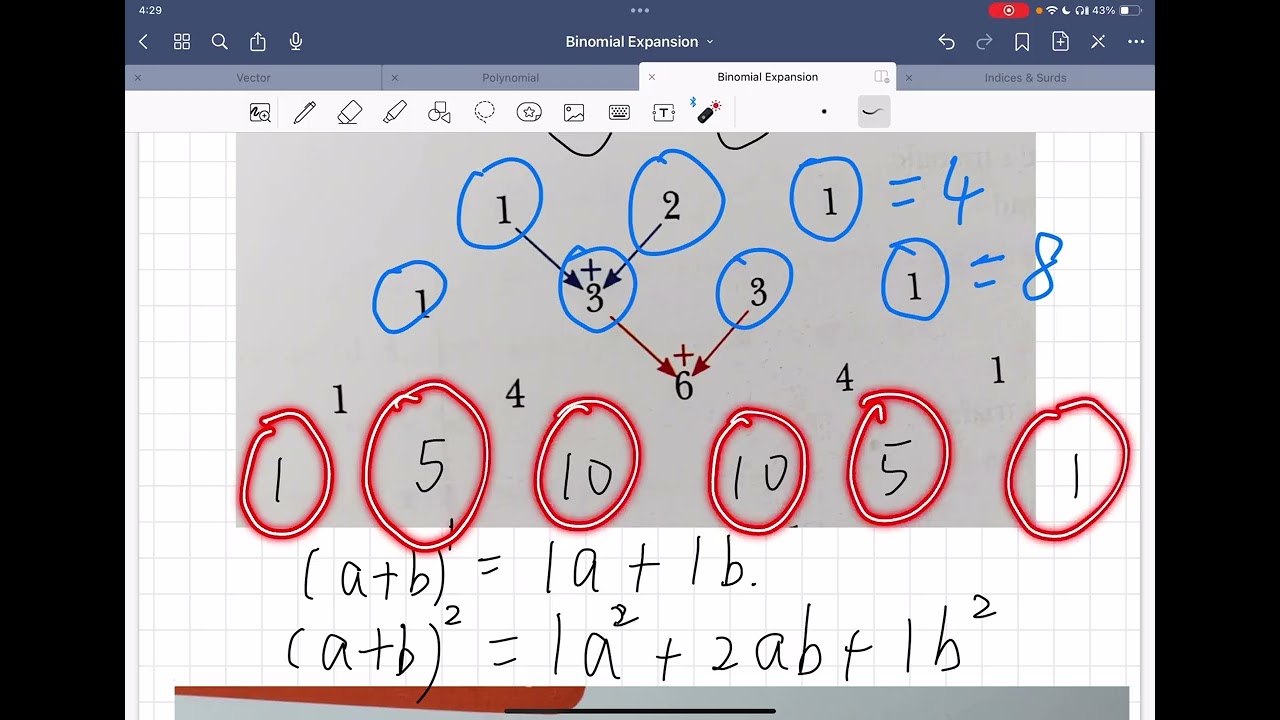 Binomial Expansion   #alevel #educationMATH#maths #igcse  