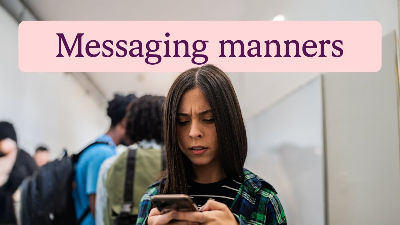 Messaging manners: Helping kids find their feet with messaging and group chats.