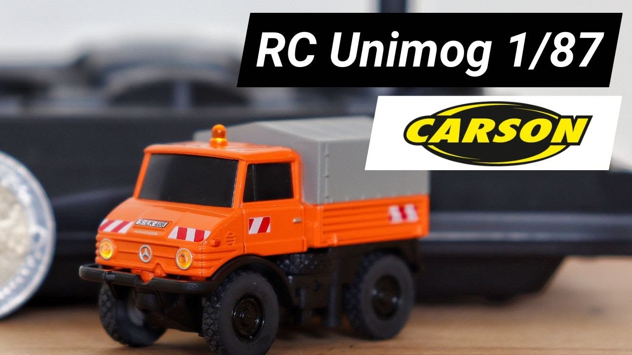 Carson 1:87 Unimog: Unboxing & Test